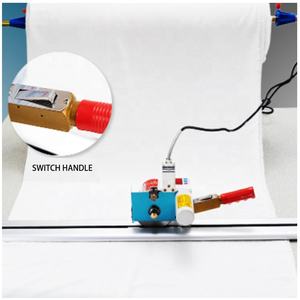 गोल चाकू रेल-माउंटेड क्लॉथ एंड कटर रोलर ब्लाइंड्स कटिंग मशीन इलेक्ट्रिक कैंची फैब्रिक कर्टेन कटर - Product Image 1