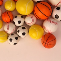Ballon de basket anti-stress en PU imprimé intégral de 4 cm, rebondissant, pour adultes unisexes