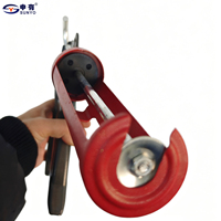 Pistola de calafateo manual de aluminio con gancho de varilla de empuje suave, gatillo giratorio de 360 grados, placa de 4 mm, herramienta industrial para construcción