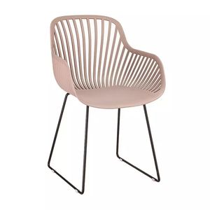 เก้าอี้พลาสติกรูปทรงต้นไม้ PP แบบวางซ้อนกันได้แบบไม่มีที่วางแขนสีขาวด้านหลังเป็นทรงกลมแบบโปร่งใสของโคลอมเบีย - Product Image 1