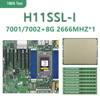 H11SSL-i ATX OEM Server Motherboard AMD EPYC 7001 Series SP3 Socket Empat Saluran Memori DDR4 2048GB SATA Refurbished Baru/Bekas