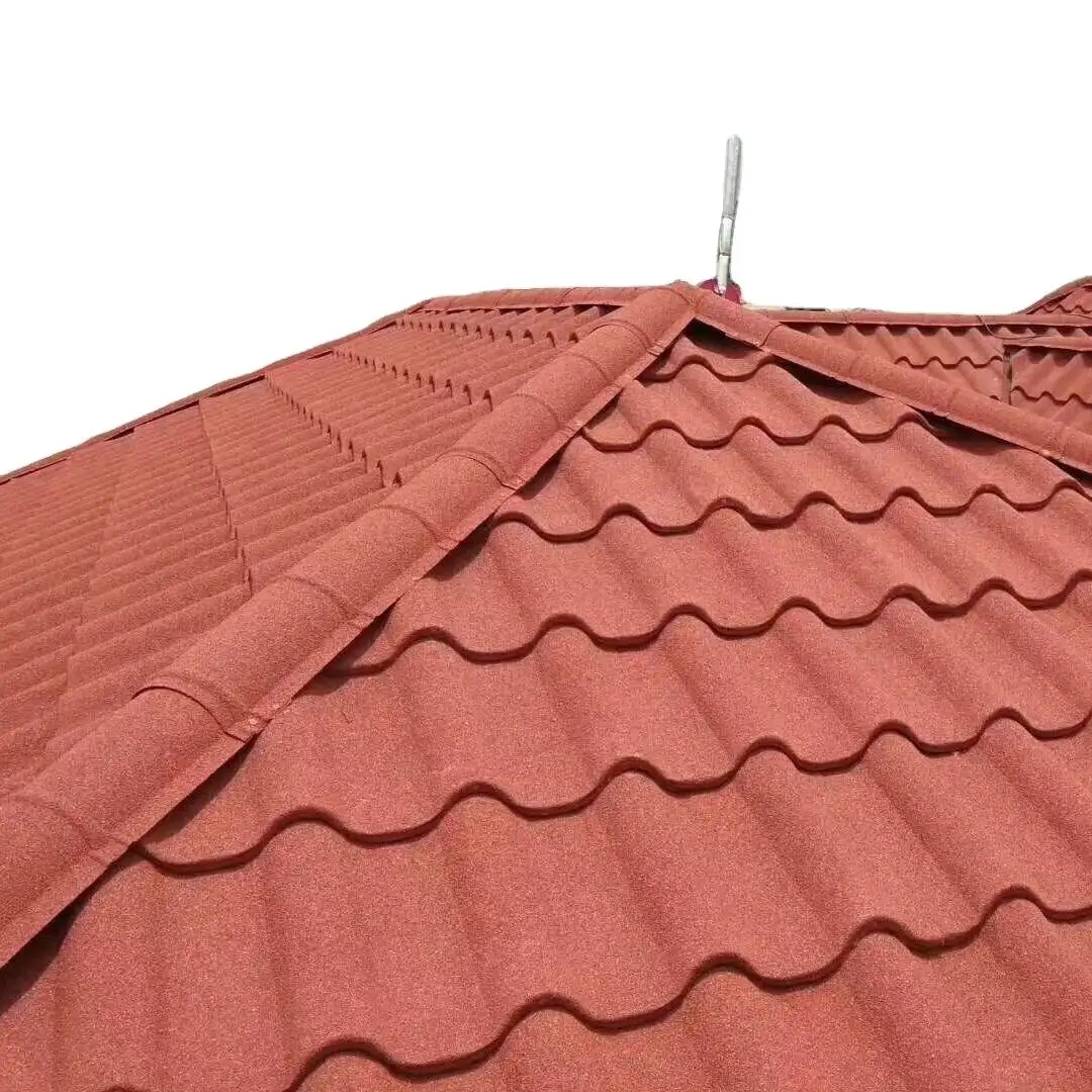 Building Material New Release Metal Shingles Sheet Roofing Milano Stone Coated Metal Roof Tile