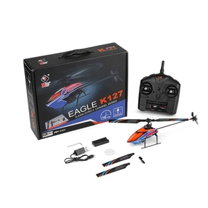 Gran oferta <span class=keywords><strong>WLtoys</strong></span> <span class=keywords><strong>K127</strong></span> RC helicóptero 4CH 6 ejes Gyro Single Blade RC avión Control remoto helicóptero RC avión Juguetes - Product Image 5