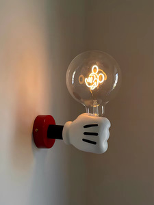 Moderna Lampada Notturna Portatile in Alluminio a Forma <span class=keywords><strong>di</strong></span> <span class=keywords><strong>Topolino</strong></span>, Minimalista e Creativa per Camera da Letto dei Bambini - Product Image 1