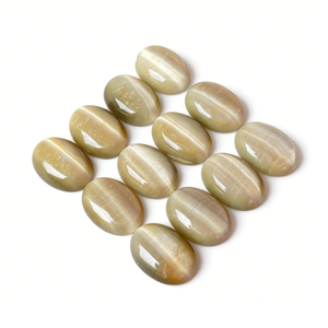Nouveau cabochon ovale en œil <span class=keywords><strong>de</strong></span> <span class=keywords><strong>tigre</strong></span> chrysoberyl <span class=keywords><strong>de</strong></span> haute qualité naturel poli 18*25MM, effet œil <span class=keywords><strong>de</strong></span> chat pour la fabrication <span class=keywords><strong>de</strong></span> bijoux - Product Image 3