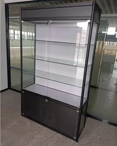 Bán nóng khung nhôm tủ kính hiển thị trường hợp hiển thị cho cửa hàng khói bán lẻ kính hiển thị trường hợp với ánh sáng - Product Image 2