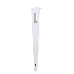 ฝาครอบรั้วไวนิลสีขาว 2 ชิ้น สำหรับรั้วกลางแจ้งและโครงตาข่าย - Product Image 6