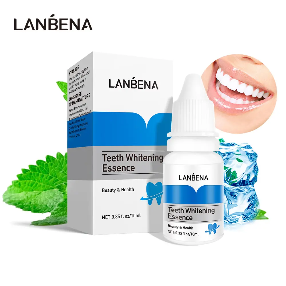 LANBENA teeth essence Portable Teeth Whitening Essence Liquid customize Cleaning Serum Tools Dental Care Toothpaste
