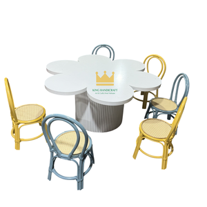 Silla Infantil de Mimbre Hecha a Mano, Ecológica y Natural, para Eventos y Fiestas, Silla de Mimbre Resistente y Ligera, Muebles Infantiles, Suministro al por Mayor - Product Image 1