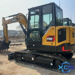 Mini-excavatrice d'occasion SANY SY60 avec moteur, poids opérationnel de 6 tonnes, composants PLC et de transmission - Product Image 6