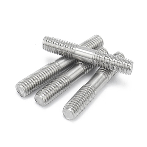 304 acier inoxydable Double extrémité tige filetée Double extrémité vis goujon dent bâton double tête barre filetée double extrémité filetée <span class=keywords><strong>tang</strong></span> - Product Image 3