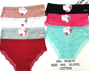 Großhandel Günstige Damen Bedruckte Bequeme Baumwoll-Slips Junge Mädchen Frauen Unterwäsche Spitze Niedliche Höschen - Product Image 5