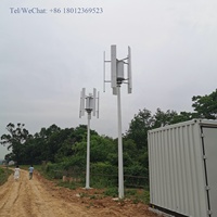 Éolienne verticale 3000W 5kW 10kW Générateur de vent pour usage domestique et utilisation en usine