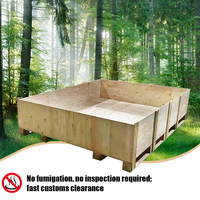 Caisse en bois d'exportation sur mesure en contreplaqué, sans fumigation, service complet, directement de l'usine, pour entrepôt logistique international