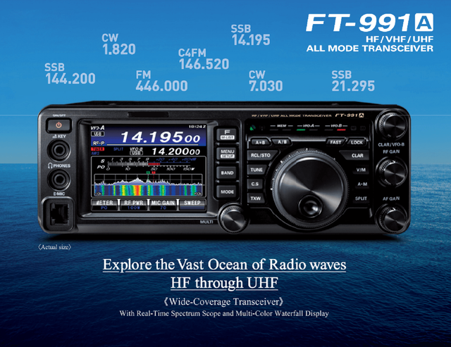 ft 991 yaesu: Transceptor HF VHF UHF 100W