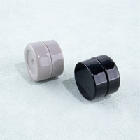 Pot vide en plastique noir de 5g pour gel d'art des ongles avec spatule, pot d'emballage pour gel UV, pot pour vernis à ongles et gel de construction, personnalisable OEM