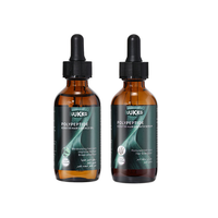 UUKKG 60ml Private Label Memperkuat Menutrisi Perawatan Rambut Polipeptida Keratin Serum Cair Penumbuh Rambut Minyak Esensial Perawatan Rambut