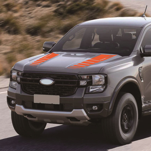 Autocollants graphiques en vinyle pour capot de voiture, décalcomanies décoratives pour Ford Ranger Raptor F-150 2015-2018, accessoires de décoration pour capot de pick-up - Product Image 1