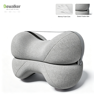 Almohada Ortopédica Plegable de Espuma Viscoelástica para Rodillas, con Correa de Fijación Desmontable, Almohada de Soporte para Piernas para Dormir de Lado, Almohada para Mujer - Product Image 1