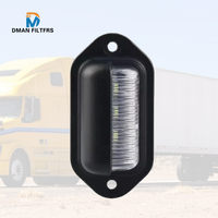 Feux latéraux de camion à LED 6LED 12v/24v, 6000K, feux de plaque d'immatriculation pour voiture, remorque, SUV, camion, nouveau feu de plaque d'immatriculation, feu arrière