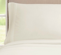 Parure de draps OekoTex 4 pièces Queen 90 g/m² 100 % microfibre polyester broderie trois lignes poches profondes draps rafraîchissants et respirants