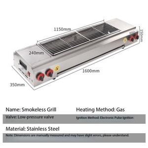 Griglia a Gas per Barbecue Senza Fumo per Uso Domestico e Ristorante, Prezzo Scontato 2024 - Product Image 5