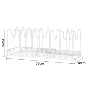 Portaoggetti espandibile per coperchio della pentola e coperchio della pentola organizzatore portapentole da cucina <span class=keywords><strong>Organizer</strong></span> per dispensa - Product Image 4