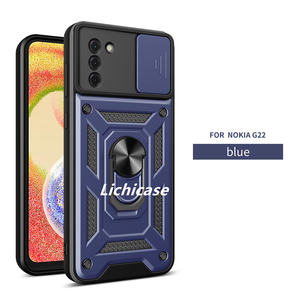 ไลซิเคสป้องกันฝาหลังกล้อง TPU แบบสไลด์ PC สำหรับ G22 Nokia C110เคสทนทาน - Product Image 2