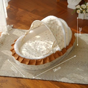 Evcil Hayvanlar için Lüks, Üst Düzey Prenses Yatağı, Kediler ve Köpekler için Prenses Tasarımlı Evcil Hayvan Evi, Beşikli Evcil Hayvan Taşıyıcısı - Product Image 5