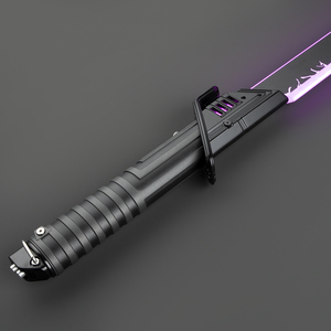 Sabre laser LGT <span class=keywords><strong>Darksaber</strong></span> FX, lame noire, sabre RGB, swing fluide, flash-on-Clash, poignée en métal |   Inspiration Mandalorienne 4-8 Heures - Product Image 4