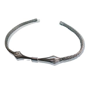 Kit de chaussette de traction de câble avec outil de câble d'agrafe de câble métallique de maille d'oeil flexible en acier - Product Image 6