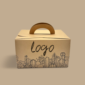 Tùy Chỉnh Mới Thời Trang Ngọt Ngào Bánh Gấp Hộp Bánh Quy Bánh Thiết Kế Kraft Gói Cookie Bánh Hộp Với Logo Sử Dụng Trong Cà Phê Cử<span class=keywords><strong>a</strong></span> Hàng - Product Image 1