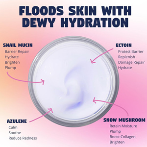 Bán buôn giữ ẩm nhẹ nhàng và sửa chữa mặt kem giảm đỏ chống lão hóa Ốc Mucin Kem dưỡng ẩm Gel Kem - Product Image 6
