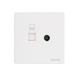 Sanshe <span class=keywords><strong>2022</strong></span> Vente Chaude Prise Murale Électrique Moderne et Tendance Série S8 en PC pour Multiples Appareils Informatiques et Internet - Product Image 6