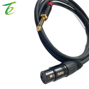 6,5mm <span class=keywords><strong>2</strong></span>-adriges Cabrio-XLR-Mikrofon kabel mit 6,35mm Paar XLR-Mischpult-Leistungsverstärker-Audio kabel - Product Image 2
