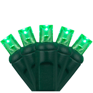 Đèn Dây LED Mini 5MM Góc Rộng 25 FT 50 Chất Lượng Cao Đặt Dây Màu Xanh Lá Cây - Product Image 3