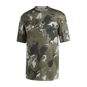 Benutzer definierte Tarnung UPF50 Sonnenschutz Angel kleidung Outdoor-Sport Laufen T-Shirts Camo-Shirts