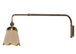 <span class=keywords><strong>Applique</strong></span> da Parete Personalizzate in Stile Vintage Svedese <span class=keywords><strong>con</strong></span> Paralume in Tessuto Beige e <span class=keywords><strong>Braccio</strong></span> Telescopico per Decorazione Interna di Hotel e Lobby - Product Image 2