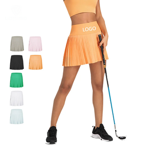 Faldas Plisadas de Golf con Shorts Integrados 2 en 1 al por Mayor Personalizadas de Tela Fresca y Cintura Alta con Bolsillo Lateral para Ropa Deportiva y de Tenis - Product Image 2