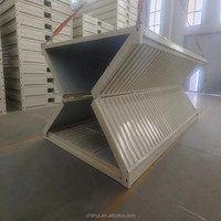 Casa modular de almacenamiento prefabricada plegable, casa móvil, unidad plegable, cuarteles, casa contenedor de envío