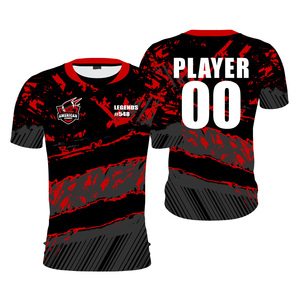 Schnelltrocknende Fußball-Teamuniform mit individuellem Logodruck, Name und Nummer, atmungsaktives Fußballtrikot-<span class=keywords><strong>Set</strong></span> - Product Image 3