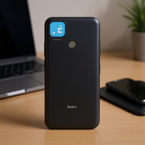 Carcasa Trasera de Repuesto para Xiaomi Redmi 9C Negra, Material ABS - Product Image 3