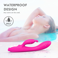 Großhandel Realistischer Vibrator mit Heizfunktion für G-Punkt, Doppelköpfiger Kaninchen-Vibrator, Weibliches Masturbationsspielzeug