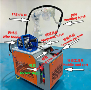Solución de Soldadura Integrada ONA, Estación de Soldadura FR FAO FR10 Cobot, Carga Útil 10 kg, Repetibilidad 0.05 mm, Alcance 1400 mm - Product Image 1