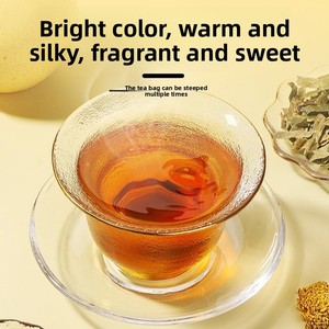 Lo <span class=keywords><strong>Han</strong></span> Guo Fatty Sea Snow Pear Tea Quan <span class=keywords><strong>Ying</strong></span> Gesundheits-Blumentee, Teebeutel, Box 100g - Product Image 5