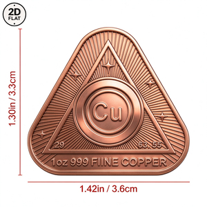 Pièce de monnaie en cuivre pur 999 de 1 once, personnalisée en gros, représentant un soldat transportant un camarade en scène de bataille avec effet de lumière dorée, commémorative de collection - Product Image 2