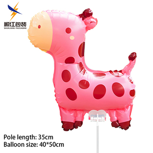 Globo <span class=keywords><strong>de</strong></span> Aluminio con Forma Personalizada y Clip, Juguete Interactivo para Niños, Globo <span class=keywords><strong>de</strong></span> Aluminio con Clip y Palo para Fiestas - Product Image 5