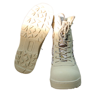 รองเท้าบูทหนังกันน้ำลายพราง SF12 703 แบบหุ้มข้อสูง สำหรับกิจกรรมกลางแจ้งทุกฤดู ผู้ชาย แบบผูกเชือก - Product Image 2