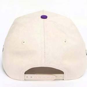 Gorras de Béisbol Planas 3D de 5 Paneles Curvos, Material Suave de Sarga 100% Algodón de Calidad, Logotipo Bordado Personalizado, Unisex, 2 Tonos de Color - Product Image 6