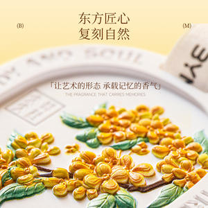 Tablette parfumée en gypse, parfum longue durée, aromathérapie pour armoire et voiture, diffuseur suspendu en gypse, comme cadeau souvenir - Product Image 5